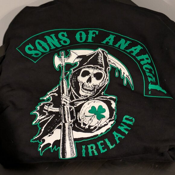 Sons Of Anarchy Ireland Hooded Jacket - Picture 2 of 2